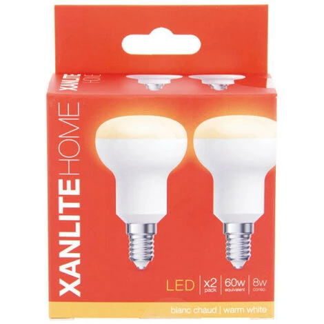 XANLITE - Ampoule LED 60W 806LM E14 Blanc Chaud - PACK2ALR50806 â Image 5