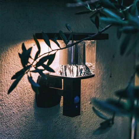 XANLITE - Applique Murale Solaire IP44 600 Lumens - Détecteur De Mouvements - 3 Modes De Fonctionnement - Noir - SO1811AN â Image 2