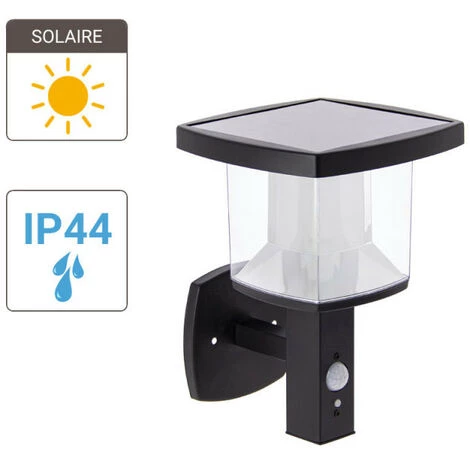 XANLITE - Applique Murale Solaire IP44 600 Lumens - Détecteur De Mouvements - 3 Modes De Fonctionnement - Noir - SO1811AN â Image 4