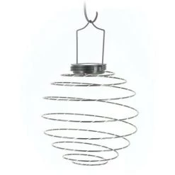 XANLITE - Lanterne Solaire Spirale IP44 - Métal - Noir - SOLASN