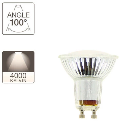 XANLITE - Ampoule LED Spot, Culot GU10, 5,6W Cons. (50W Eq.), Lumière Blanc Neutre - MG450SCW â Image 5