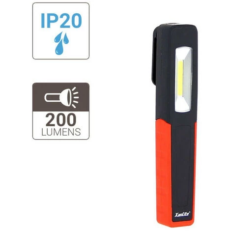 XANLITE - Baladeuse + Lampe Torche LED Sans Fil, 200 Lumens, Piles Incluses - BL100 – Image 2