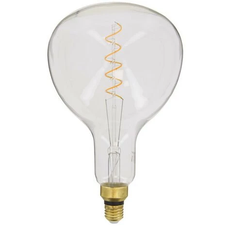 XANLITE - Ampoule LED Giant Fiole / Vintage, Culot E27, 4W Cons. (30W Eq.), 323 Lumens, Lumière Blanc Chaud - RFDGE280RS