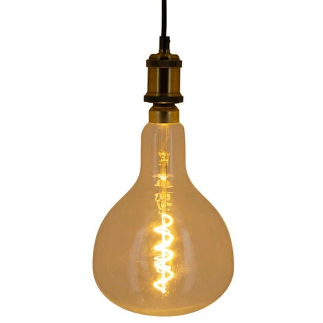 XANLITE - Ampoule LED Giant Fiole / Vintage, Culot E27, 4W Cons. (30W Eq.), 323 Lumens, Lumière Blanc Chaud - RFDGE280RS â Image 5
