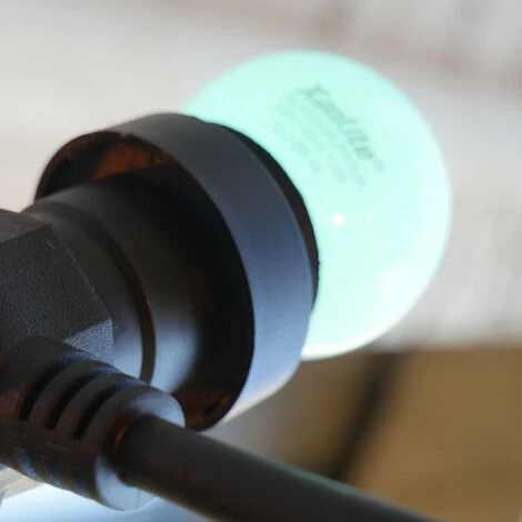 XANLITE - Guirlande Guinguette LED Noire, X10 Ampoules RVB E27 Incluses, 5m Extensible - GRL5230VBP45RVBJR â Image 3