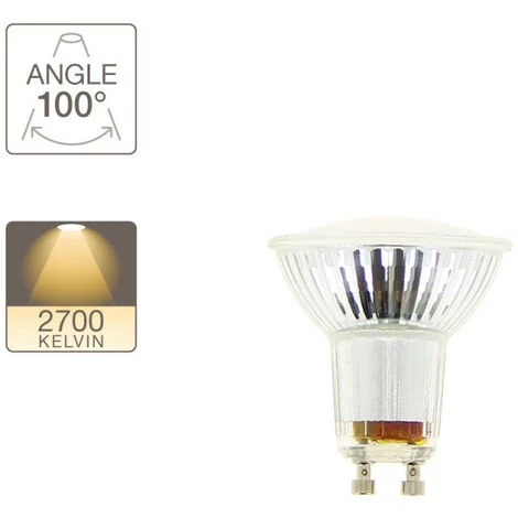 XANLITE - Ampoule LED Spot, Culot GU10, 5,6W Cons. (50W Eq.), Lumière Blanc Chaud - MG450S â Image 3