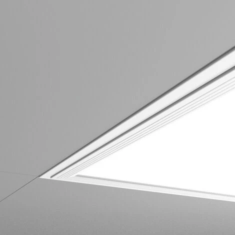 XANLITE - Plafonnier LED Rectangulaire - Cons. 42W - 3300 Lumens - Blanc Neutre - Extra Plat - PA3000RNW â Image 5