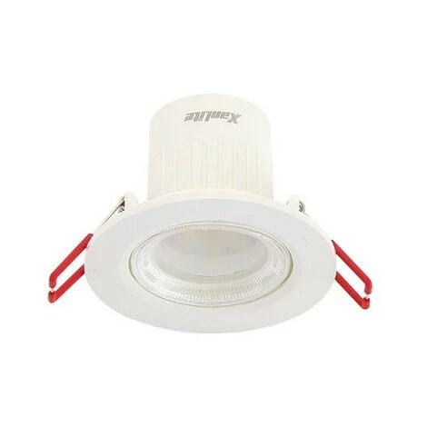 XANLITE - Spot Encastrable LED Intégré - Changement De Température Par Switch - Orientable - Cons. 6,5W (eq. 50W) - Blanc Chaud - SEL345CCT