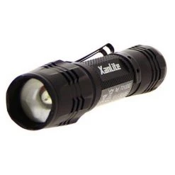 XANLITE - Lampe Torche LED Métallique, X3 Modes D'Eclairage, 100 Lumens, Pile Incluse - TO100XS