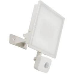 Xanlite - Projecteur LED Mural Blanc, Détecteur De Mouvement, 50 W, 4000 Lumens - PR50WMDB