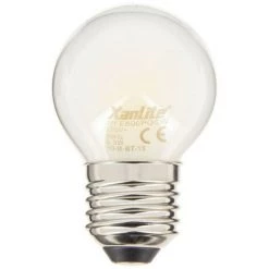 XANLITE - Ampoule LED Filament P45, Culot E27, 6,5W Cons. (60W Eq.), 4000K Blanc Neutre - RFE806POCW