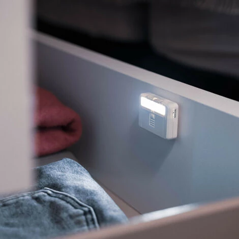 XANLITE - Lot De 2 éclairages De Placard Et Tiroir à Piles (incluses) - Détection Magnétique - 50 Lumens - Blanc Neutre - PACK2ECP35DCW â Image 2