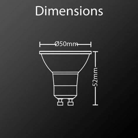 XANLITE - Ampoule LED Spot, Culot GU10, 4W Cons. (35W Eq.), Lumière Blanc Neutre - VG35SCW â Image 4