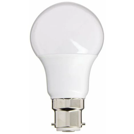 XANLITE - Ampoule LED A60, Culot B22, 9W Cons. (60W Eq.), Lumière Blanc Chaud - EB806G