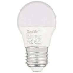 XANLITE - Ampoule LED P45, Culot E27, 6 Cons. (40W Eq.), Lumière Blanc Chaud - EE470P