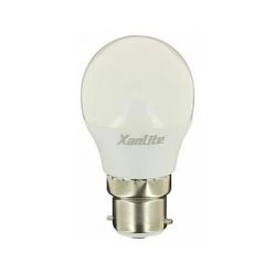 XANLITE - Ampoule LED P45, Culot B22, 5,3W Cons. (40W Eq.), Lumière Blanc Chaud - EB470P