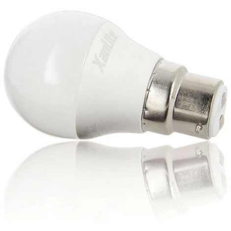 XANLITE - Ampoule LED P45, Culot B22, 5,3W Cons. (40W Eq.), Lumière Blanc Chaud - EB470P â Image 4