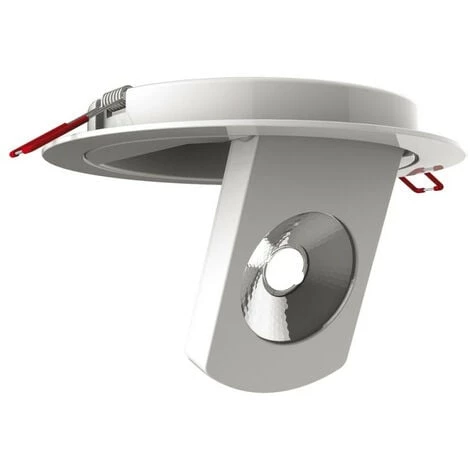 XANLITE - Spots Encastrable LED Intégré - Orientable - Cons. 8,5W (eq. 100W) - 700 Lumens - Blanc Chaud - SPEC600
