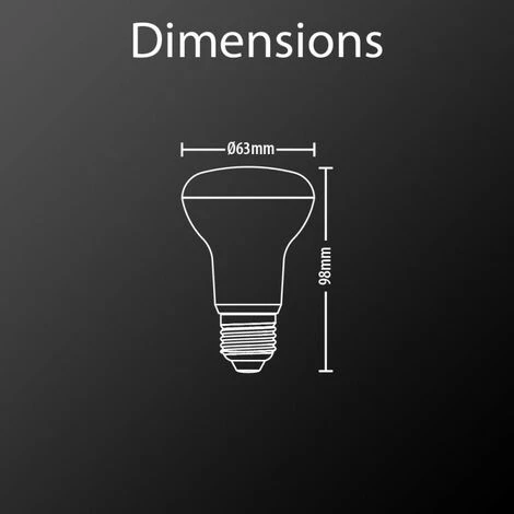 XANLITE - Ampoule LED R63, Culot E27, 9W Cons. (60W Eq.), Lumière Blanc Chaud - ALR63 â Image 5