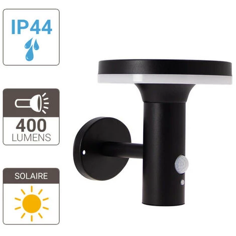 XANLITE - Applique Murale LED Solaire, Détecteur De Mouvement Inclus, 400 Lumens - SO1711A â Image 5