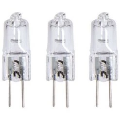 XANLITE - Lot De 3 Ampoules Halogènes Culot G4, 375 Lumens, 2900 Kelvins, Blanc Chaud, Dimmable - PACK3HG420W