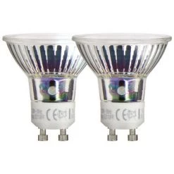 XANLITE - Lot De 2 Ampoules SMD LED, Culot GU10, 520 Lumens, équivalence 75W, 4000 Kelvins, Blanc Neutre - PACK2VG75SCW