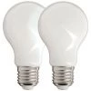 XANLITE - Lot De 2 Ampoules Filament LED A60 Opaque, Culot E27, 806 Lumens, Equivalence 60 W, 4000 Kelvins, Blanc Neutre - PACK2RFE806GOCW