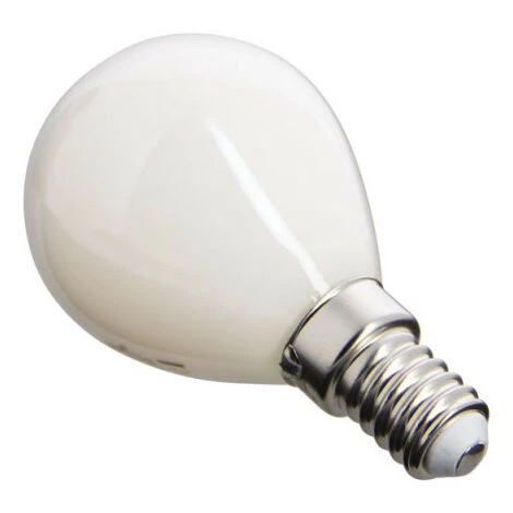 XANLITE - Lot De 2 Ampoules Filament LED P45 Opaque, Culot E14, 470 Lumens, équivalence 40W, 4000 Kelvins, Blanc Neutre - PACK2RFV470POCW â Image 3