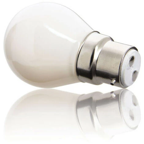 XANLITE - Lot De 2 Ampoules Filament LED P45 Opaque, Culot B22, 806 Lumens, Equivalence 60 W, 2700 Kelvins, Blanc Chaud - PACK2RFB806PO – Image 2