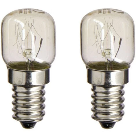 XANLITE - Lot De 2 Ampoules Halogènes Four, Culot E14, 80 Lumens, équivalence15W, 2200 Kelvins, Dimmable - PACK2HO15W