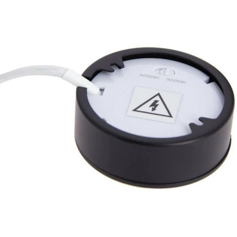 XANLITE - Spot De Meuble Noir LED IP44, 2 Modes De Fixation, CCT - ECPKSP250N – Image 4