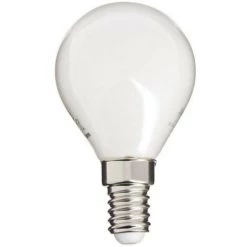 XANLITE - Ampoule Filament LED Opaque, Culot E14, 250 Lumens, Conso. 4W (eq. 25W), 4000K, Blanc Neutre - RFV250POCW