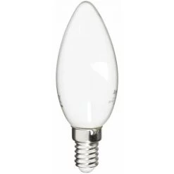 XANLITE - Ampoule Filament LED Flamme Opaque, Culot E14, 250 Lumens, Conso. 4 W (eq. 25 W), 2700K, Blanc Chaud - RFV250FO