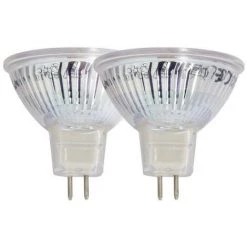 XANLITE - Lot De 2 Ampoules SMD LED Spot MR16, Culot GU5.3, 345 Lumens, Conso. 5W (eq. 35W), 4000K, Blanc Neutre - PACK2VM35SCW