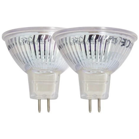 XANLITE - Lot De 2 Ampoules SMD LED Spot MR16, Culot GU5.3, 345 Lumens, Conso. 5W (eq. 35W), 4000K, Blanc Neutre - PACK2VM35SCW