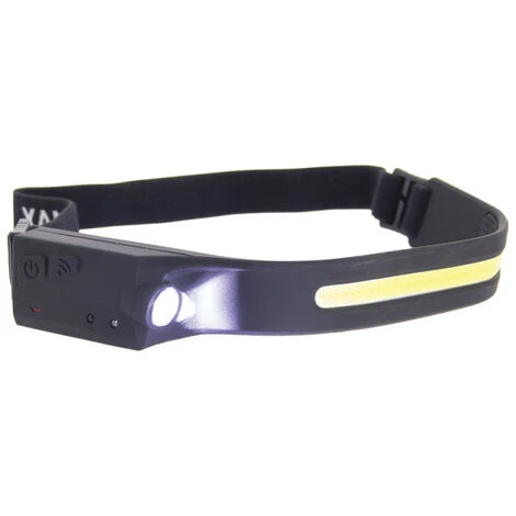 Xanlite - Lampe Frontale LED Rechargeable, USB 450 Lumens, Sensor Intégré - FR450SSTRIP