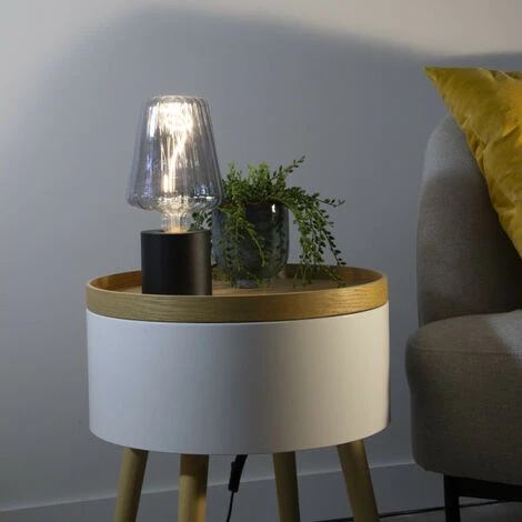 XANLITE - Ampoule Filament LED Déco Verre Ciselé Cône, Culot E27, 300 Lumens, Blanc Chaud - RFDE240COSTR – Image 3