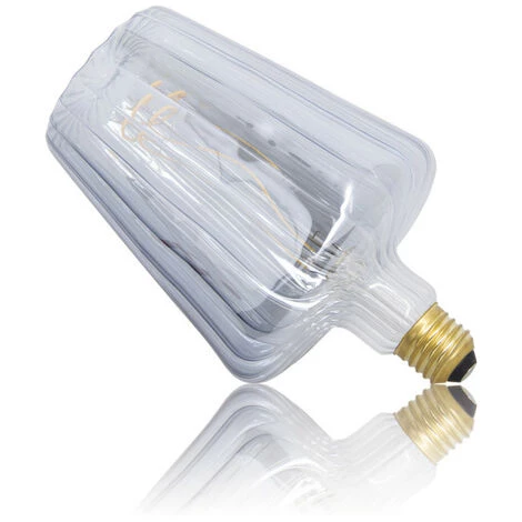 XANLITE - Ampoule Filament LED Déco Verre Ciselé Cône, Culot E27, 300 Lumens, Blanc Chaud - RFDE240COSTR – Image 5